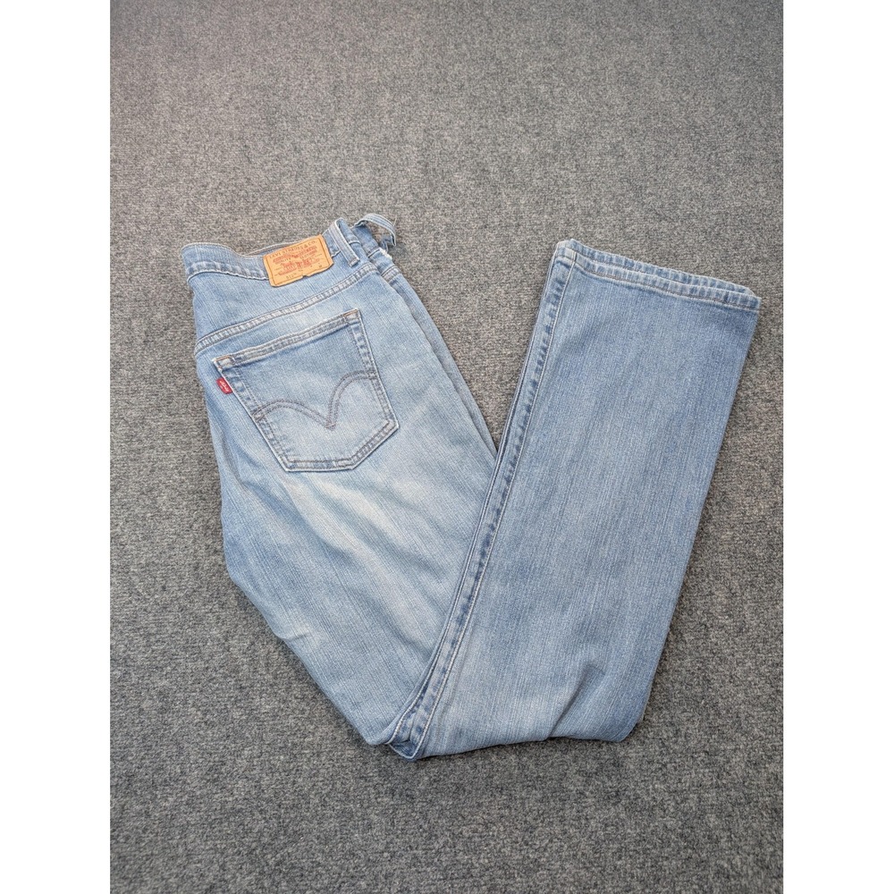 Levi's 515 Jeans Womens 10 Blue Bootcut Light Wash Stretch Denim Pants